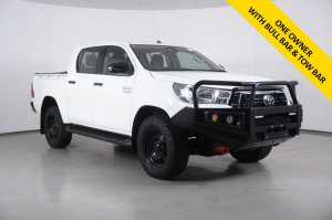 2019 Toyota Hilux GUN126R MY19 Upgrade SR (4x4) White 6 Speed Automatic Double Cab Pick Up