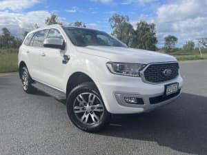 2021 Ford Everest UA II 2021.75MY Trend Arctic White 10 Speed Sports Automatic SUV Emerald Central Highlands Preview