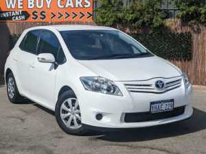 2010 Toyota Corolla ZRE152R MY10 Ascent White 4 Speed Automatic Hatchback