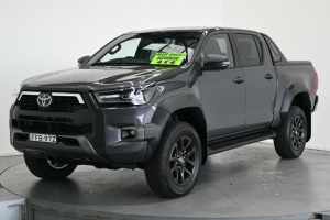 2023 Toyota Hilux GUN126R Rogue Double Cab Grey 6 Speed Sports Automatic Utility