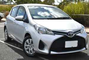 2016 Toyota Yaris NCP130R Ascent Silver 4 Speed Automatic Hatchback
