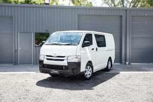 2014 Toyota HiAce KDH201R Van LWB 4dr Man 5sp 3.0DT White Manual Van
