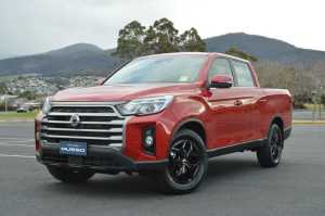 2022 Ssangyong Musso Q215 MY21 Ultimate Luxury Crew Cab XLV Red 6 Speed Sports Automatic Utility