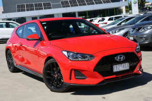 2020 Hyundai Veloster JS MY20 Turbo Coupe Red 6 Speed Manual Hatchback