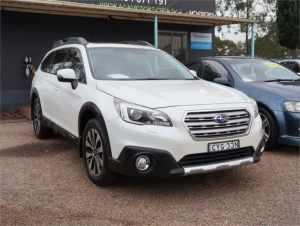 2015 Subaru Outback B6A MY16 2.0D CVT AWD Premium White 7 Speed Constant Variable Wagon