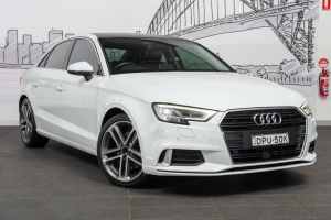 2016 Audi A3 8V MY17 Sport S Tronic White 7 Speed Sports Automatic Dual Clutch Sedan Rushcutters Bay Inner Sydney Preview