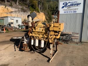 Caterpillar marine 3408 and twin disc gearbox 