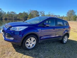 2015 Ford Kuga TF MK 2 Ambiente (AWD) Blue 6 Speed Automatic Wagon