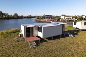 10.9m EXPAND Mobile Cabin / 1 or 2 Bedroom / Granny Flat / Container / Studio / Tiny House / Office Arundel Gold Coast City Preview