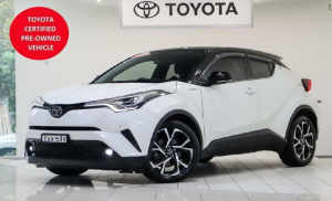 2018 Toyota C-HR NGX10R Update Koba (2WD) Crystal Pearl & Black Roof Continuous Variable Wagon