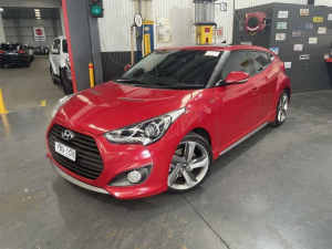 2013 Hyundai Veloster FS MY13 SR Turbo Red 6 Speed Manual Coupe McGraths Hill Hawkesbury Area Preview