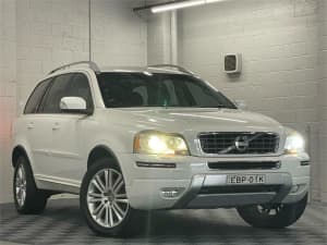 2012 Volvo XC90 MY13 3.2 Executive White 6 Speed Automatic Geartronic Wagon