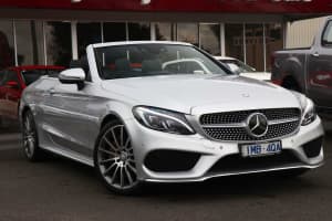 2017 Mercedes-Benz C-Class A205 808MY C300 9G-Tronic Silver 9 Speed Sports Automatic Cabriolet