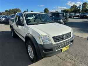 2005 Holden Rodeo RA MY05.5 LX Space Cab 4x2 White 5 Speed Manual Utility