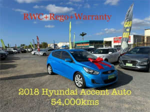2018 Hyundai Accent RB6 MY18 Sport Blue 6 Speed Automatic Hatchback Archerfield Brisbane South West Preview