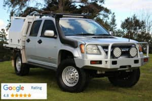 2009 Holden Colorado RC MY09 LX Crew Cab Silver 5 Speed Manual Cab Chassis