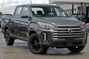 2023 Ssangyong Musso Q261 MY24 Ultimate Luxury Crew Cab XLV Green 6 Speed Sports Automatic Utility