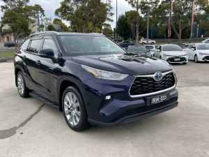 2021 Toyota Kluger Axuh78R Grande eFour Blue 6 Speed Constant Variable Wagon Hybrid