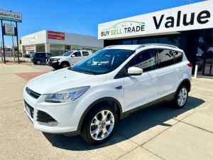 2015 Ford Kuga TF Trend (AWD) White 6 Speed Automatic Wagon