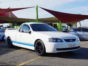 2005 Ford Falcon BA Mk II XLS Super Cab Silver, Chrome 4 Speed Sports Automatic Cab Chassis