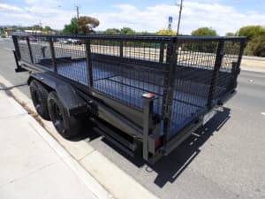 CAR TRAILER WITH SHEEP CRATE 3500 KG RATED $9990