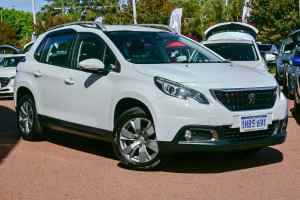 2018 Peugeot 2008 A94 MY18 Active White 6 Speed Sports Automatic Wagon