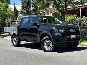2023 Ford Ranger PY 2023.50MY XL Shadow Black 6 Speed Sports Automatic Double Cab Chassis
