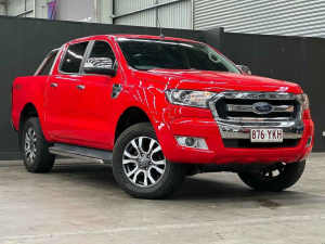 2018 Ford Ranger PX MkII 2018.00MY XLT Double Cab Red 6 Speed Sports Automatic Utility