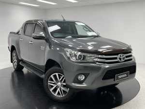 2018 Toyota Hilux GUN126R SR5 Double Cab Grey 6 Speed Sports Automatic Utility Cardiff Lake Macquarie Area Preview