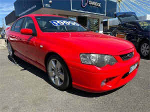 2006 Ford Falcon BF XR6 Red 4 Speed Sports Automatic Sedan