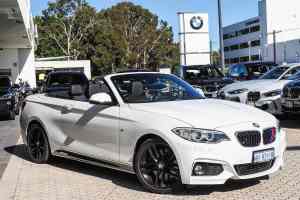 2015 BMW 2 Series F23 228i M Sport White 8 Speed Sports Automatic Convertible
