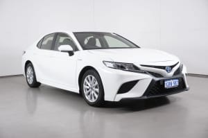 2019 Toyota Camry AXVH71R MY19 Ascent Sport Hybrid White Continuous Variable Sedan
