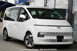 2023 Hyundai Staria US4.V2 MY23 AWD Creamy White 8 Speed Sports Automatic Wagon