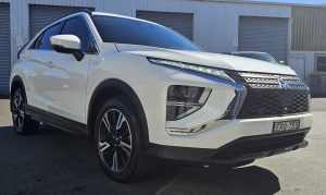 2021 Mitsubishi Eclipse Cross YB MY22 LS 2WD White 8 Speed Constant Variable Wagon Cardiff Lake Macquarie Area Preview