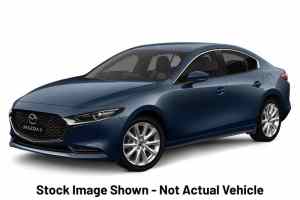 2024 Mazda 3 BP2S7A G20 SKYACTIV-Drive Evolve Deep Crystal Blue 6 Speed Sports Automatic Sedan