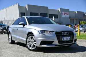 2016 Audi A3 8V MY16 Attraction S Tronic Silver 7 Speed Sports Automatic Dual Clutch Sedan