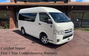 2017 Toyota Hiace 9 seater Welcab with wheel chair lift for disable use Dianella Stirling Area Preview