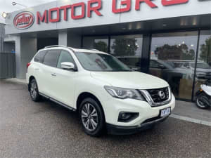 2018 Nissan Pathfinder R52 Series II MY17 ST-L X-tronic 2WD White 1 Speed Constant Variable Wagon