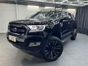 2018 Ford Ranger PX MkII 2018.00MY XLT Double Cab Black 6 Speed Manual Utility