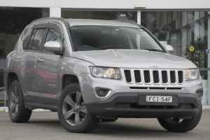 2014 Jeep Compass MK MY14 North Silver 6 Speed Sports Automatic Wagon Kirrawee Sutherland Area Preview