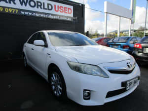 2010 Toyota Camry AHV40R Hybrid White Continuous Variable Sedan