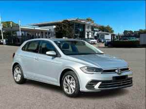 2023 Volkswagen Polo AE MY23 85TSI DSG Style Silver 7 Speed Sports Automatic Dual Clutch Hatchback