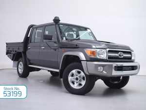 2022 Toyota Landcruiser 70 Series Vdjl79R LC79 GXL Grey 5 Speed Manual Double Cab Chassis