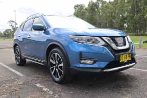 2018 Nissan X-Trail T32 Series II Ti X-tronic 4WD Blue 7 Speed Constant Variable Wagon