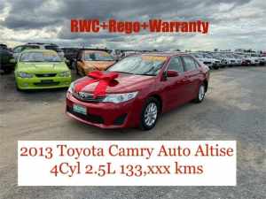 2013 Toyota Camry ASV50R Altise Red 6 Speed Automatic Sedan Archerfield Brisbane South West Preview