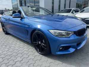 2017 BMW 4 Series F33 440i Blue 8 Speed Sports Automatic Convertible