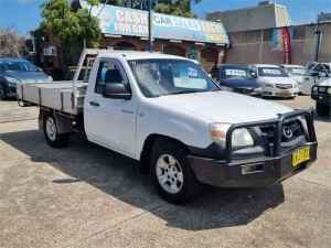 2008 Mazda BT-50 B2500 DX White 5 Speed Manual Cab Chassis