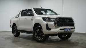 2020 Toyota Hilux GUN126R SR5 Double Cab White 6 Speed Sports Automatic Cab Chassis