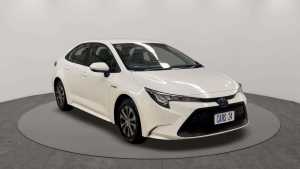 2021 Toyota Corolla ZWE211R Ascent Sport Hybrid White Continuous Variable Sedan
