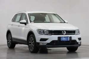 2016 Volkswagen Tiguan 5N MY16 132TSI DSG 4MOTION White 7 Speed Sports Automatic Dual Clutch Wagon Victoria Park Victoria Park Area Preview